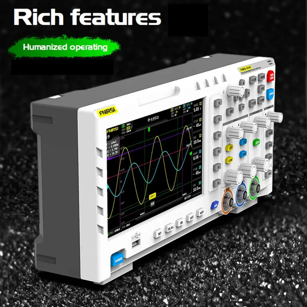 FNIRSI® 1014D 2-IN-1 Dual Channel 100MHz 1GS/s Digital Oscilloscope Signal Generator