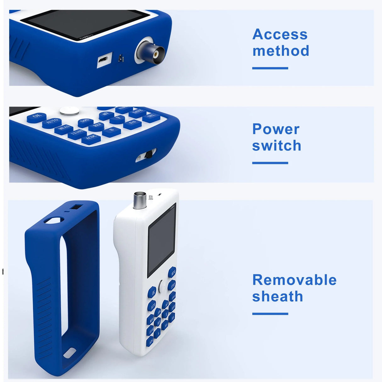 FNIRSI® 1C15 110MHz 500MS/s Handheld Mini Digital Oscilloscope