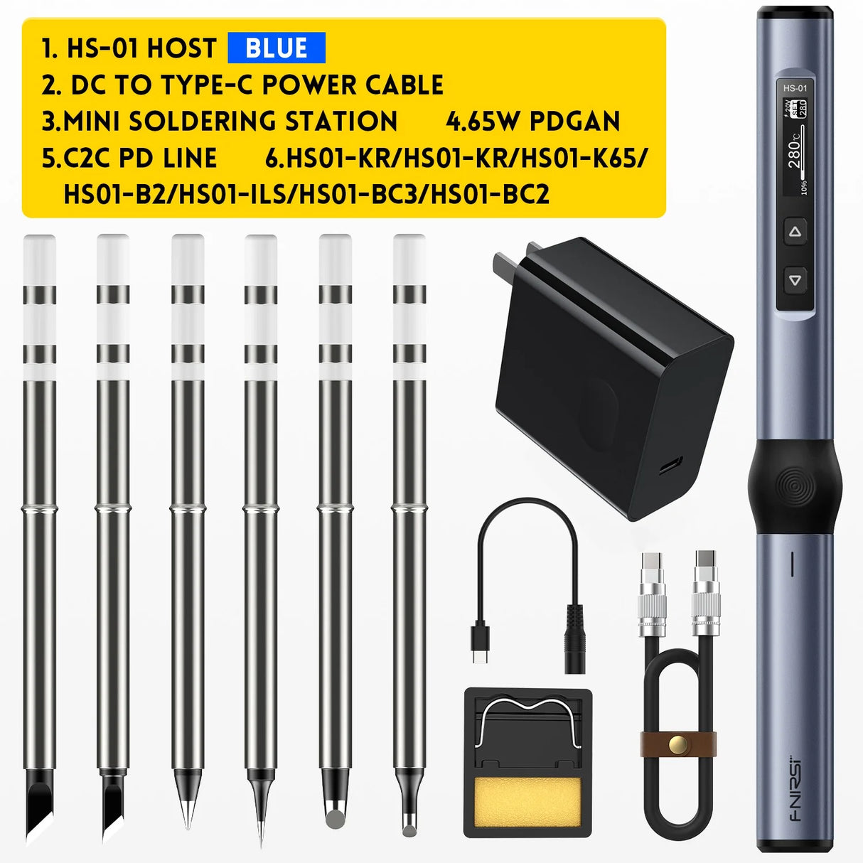 FNIRSI® HS-01 Intelligent Soldering Iron