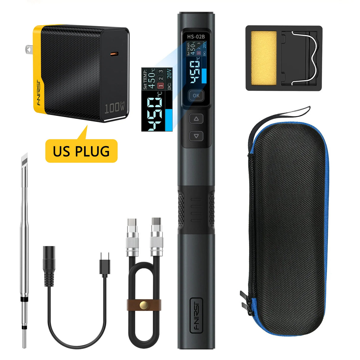 FNIRSI® HS-02 Intelligent Soldering Iron