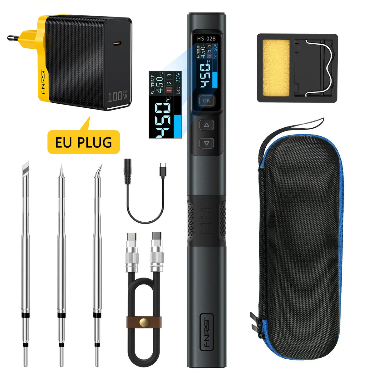 FNIRSI® HS-02 Intelligent Soldering Iron