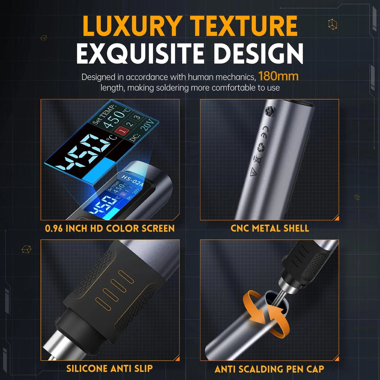 FNIRSI® HS-02 Intelligent Soldering Iron