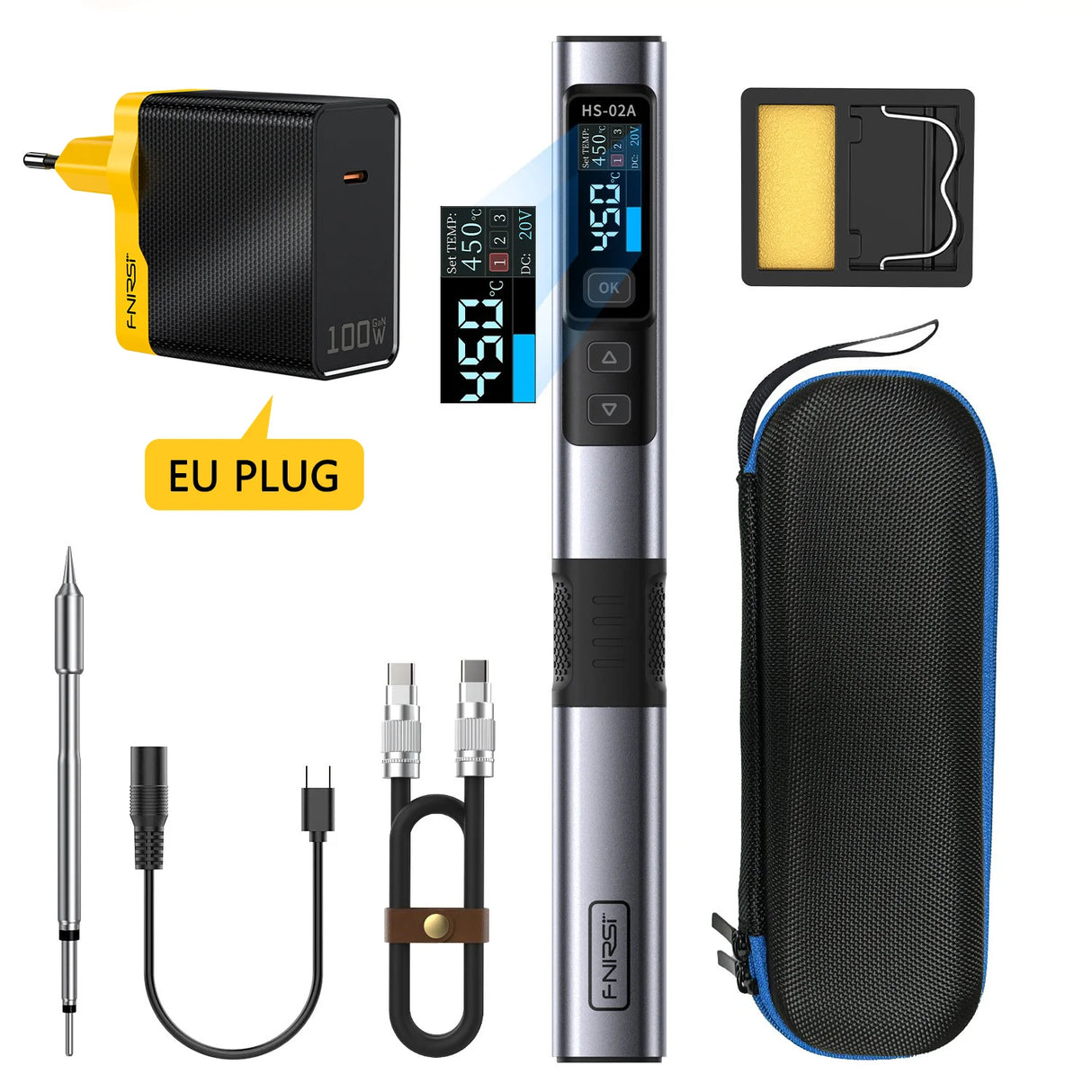 FNIRSI® HS-02 Intelligent Soldering Iron