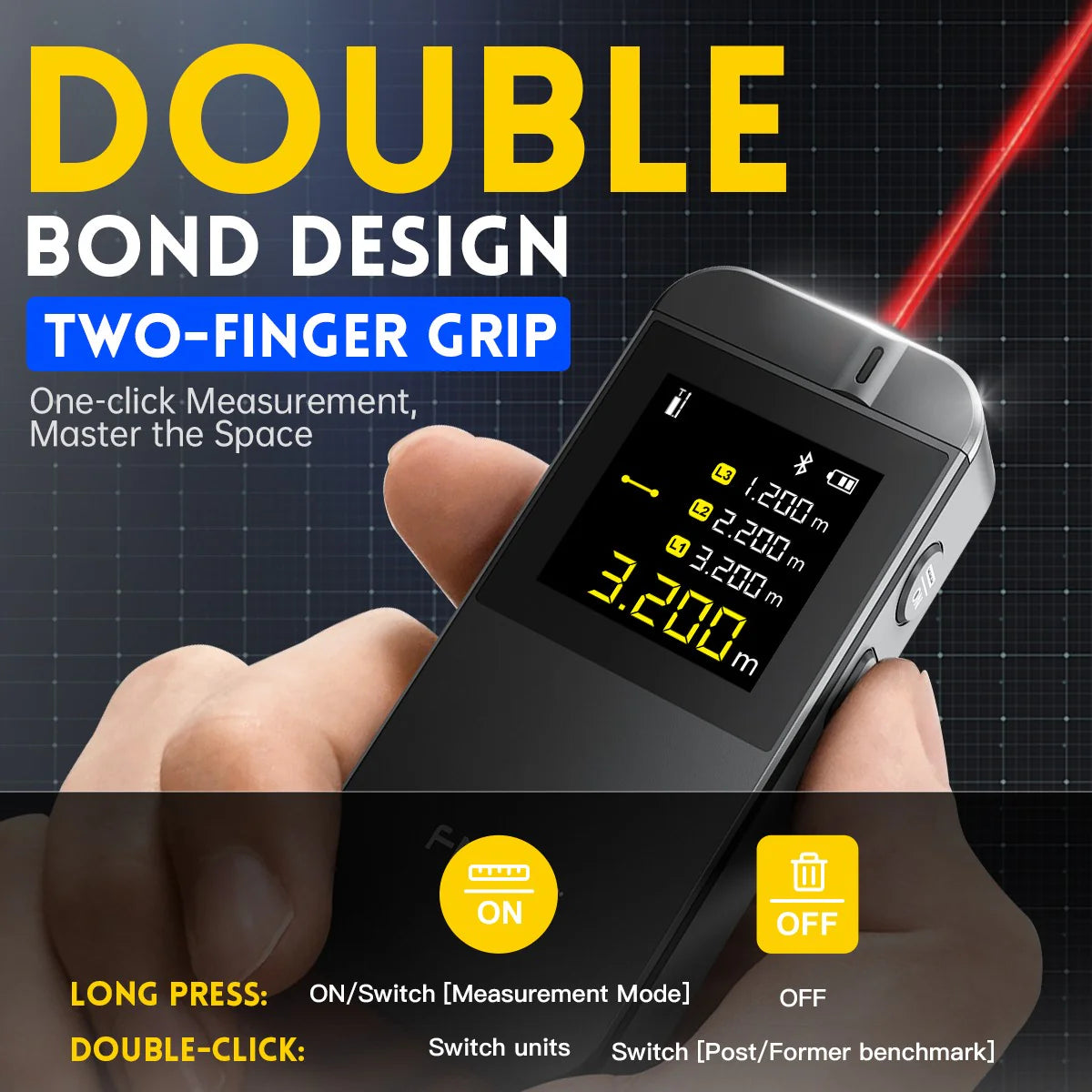 FNIRSI® IR40 Smart Laser Rangefinder