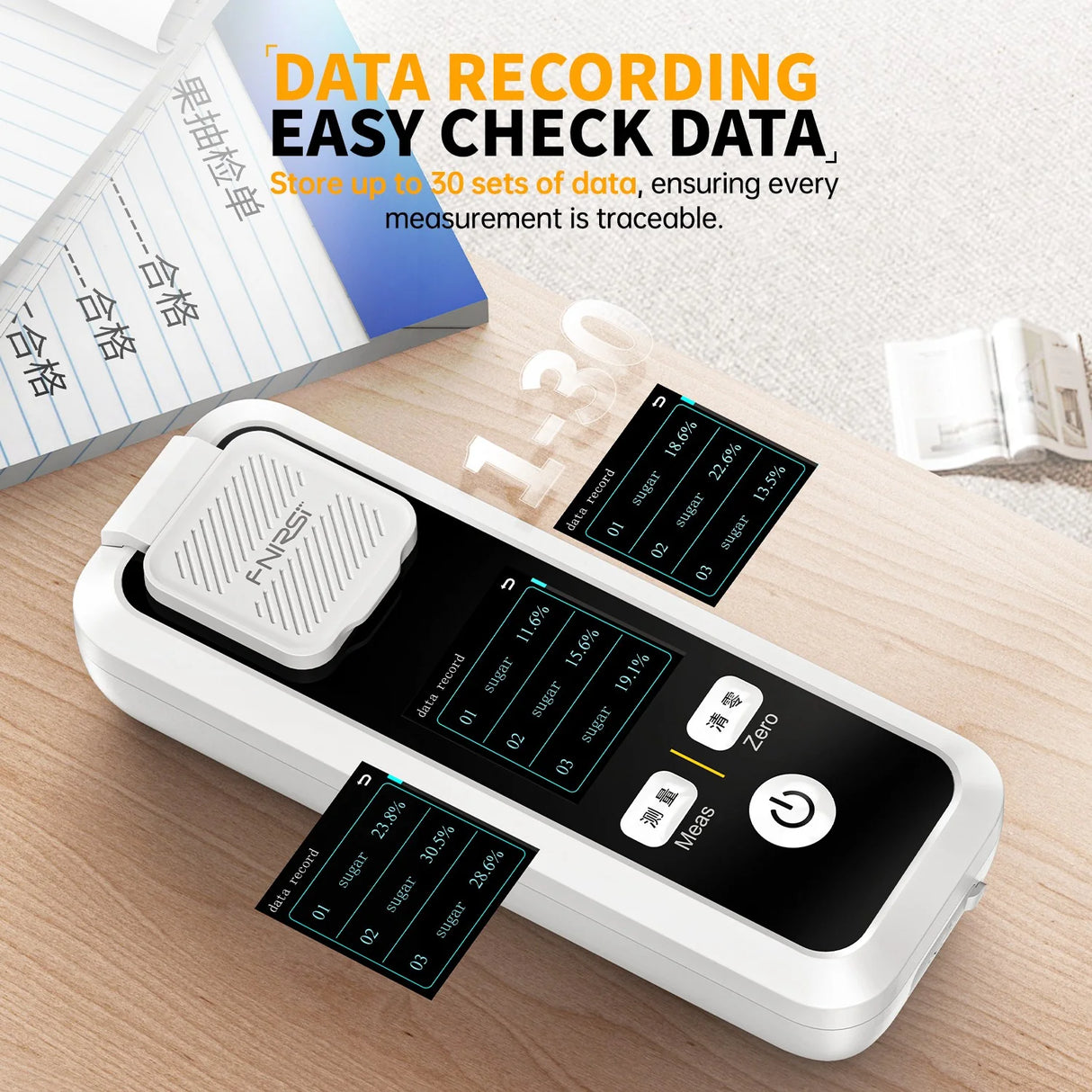 FNIRSI® JBM-10 / JBM-20 Digital Brix Refractometer