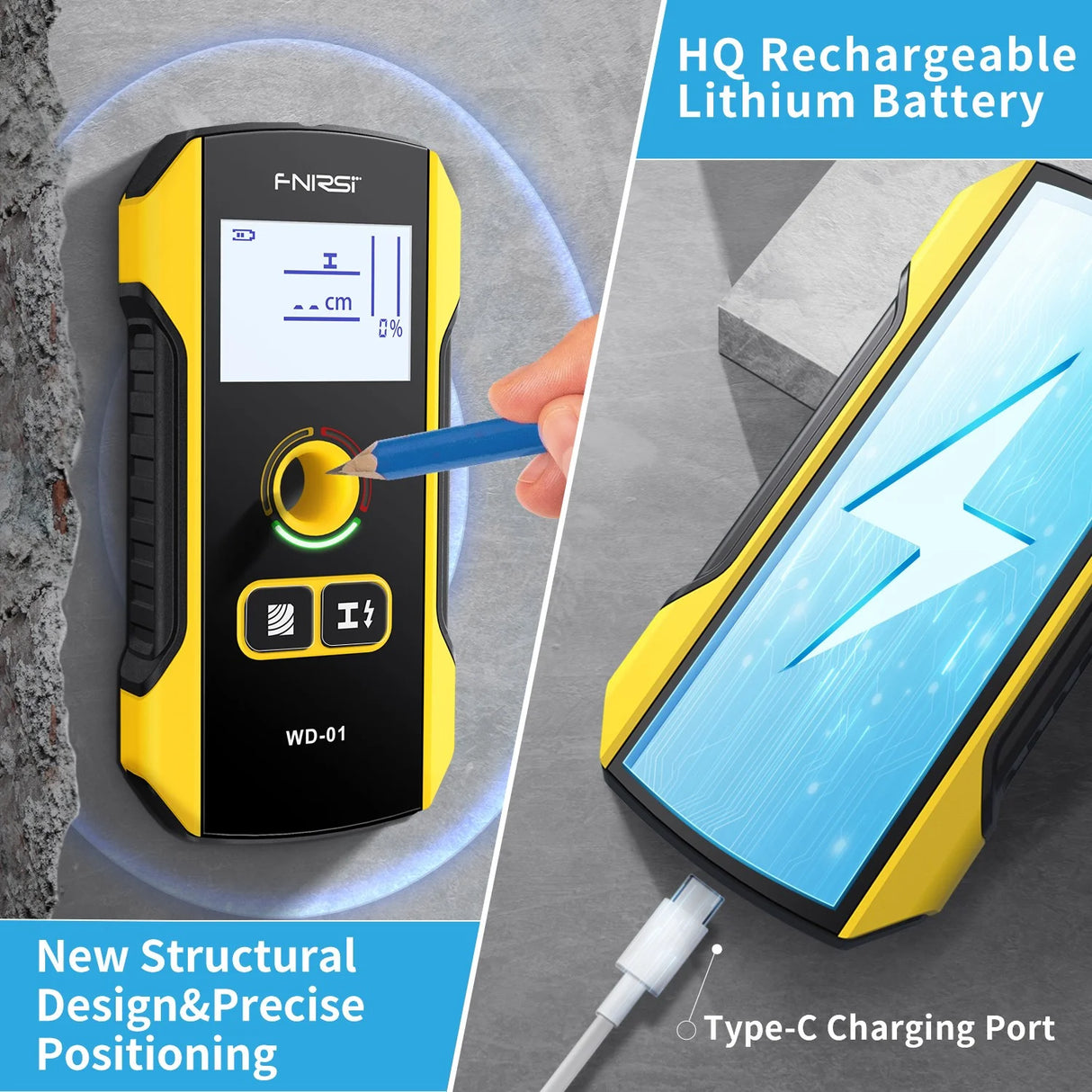 FNIRSI® WD-01 Wall Detector Scanner