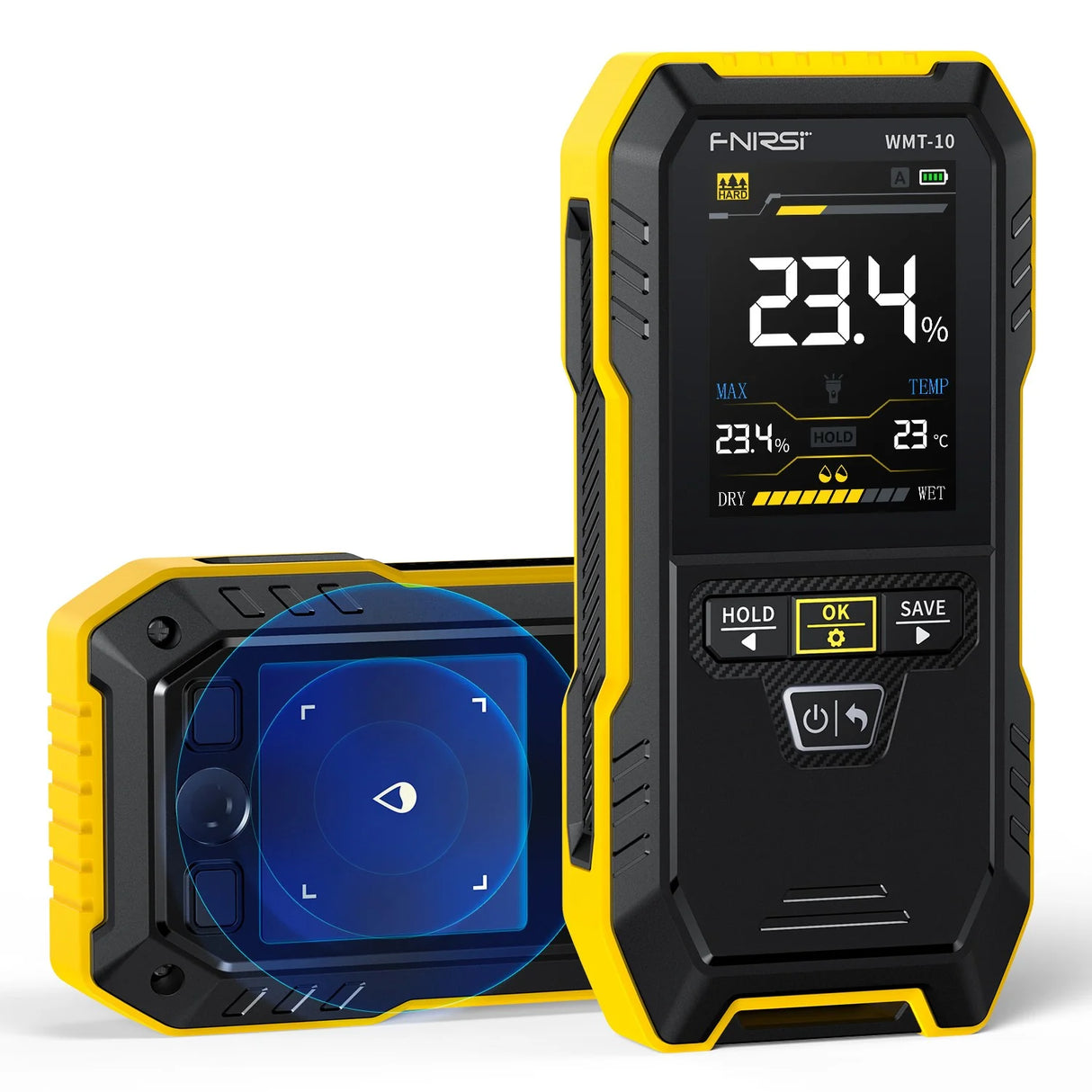 FNIRSI® WMT-10 Non-contact Inductive Wood & Wall Moisture Meter Hygrometer