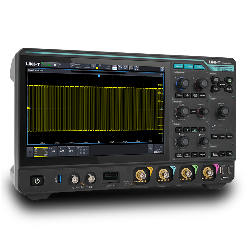 UNI-T MSO3034HD High-Resolution Oscilloscope