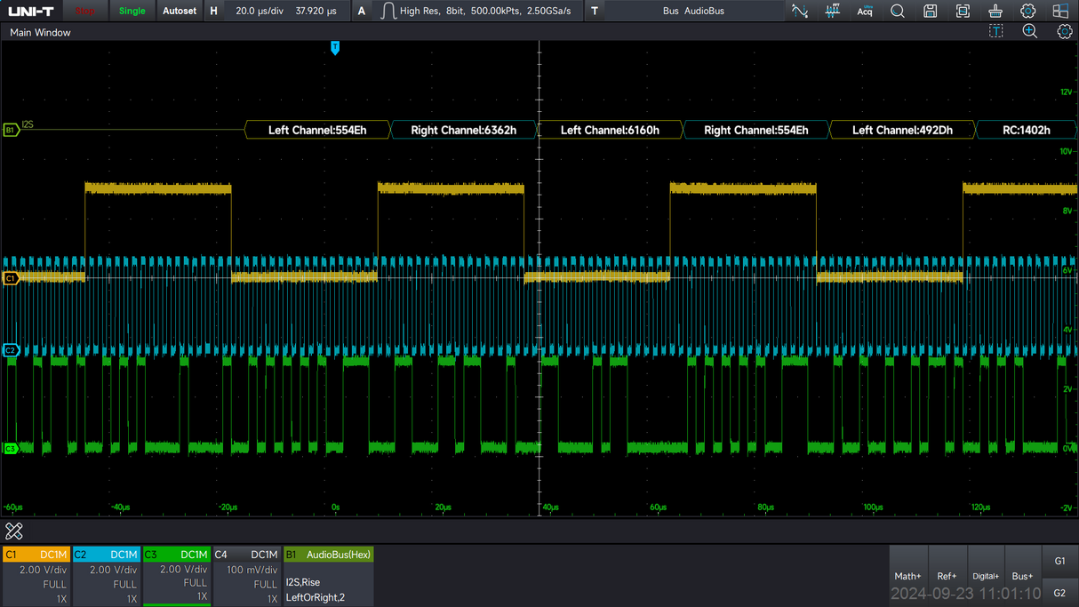 UNI-T MSO7000X-AUDIO