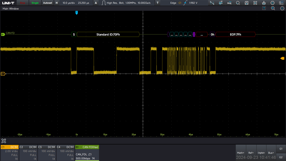UNI-T MSO7000X-CANFD
