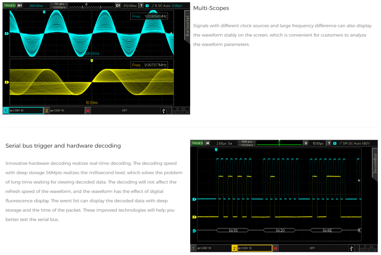 UNI-T UPO1202CS Digital Oscilloscope