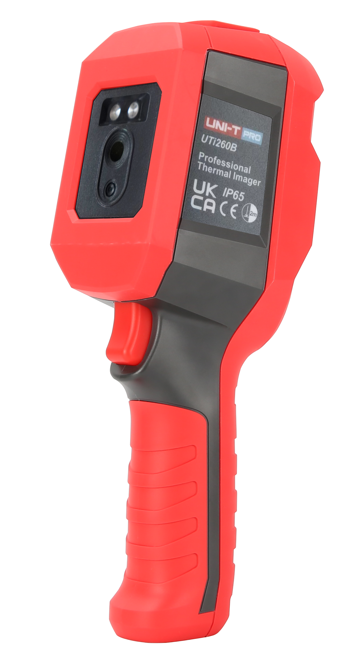 UTi260B, part of the UNI-T heavy-duty thermal camera series, combines cost-effectiveness with a wide -20°C to 550°C temperature range. Featuring a higher 256x192 pixel IR resolution, 7 color palettes, and 4 display modes. Rugged, user-friendly, and IP65 rated with 2m drop test durability.