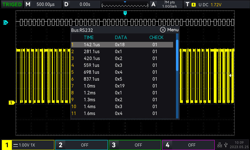 UNI-T UPO1104 Digital Oscilloscope