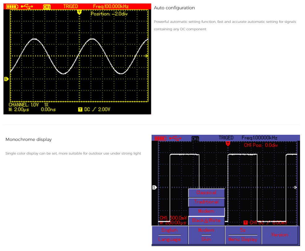 UNI-T UTD1025DL Handheld Digital Oscilloscope