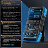 FNIRSI® 2C23T Handheld Dual Channel 3-in-1 10MHz 50MS/s Oscilloscope Multimeter DDS Function Generator