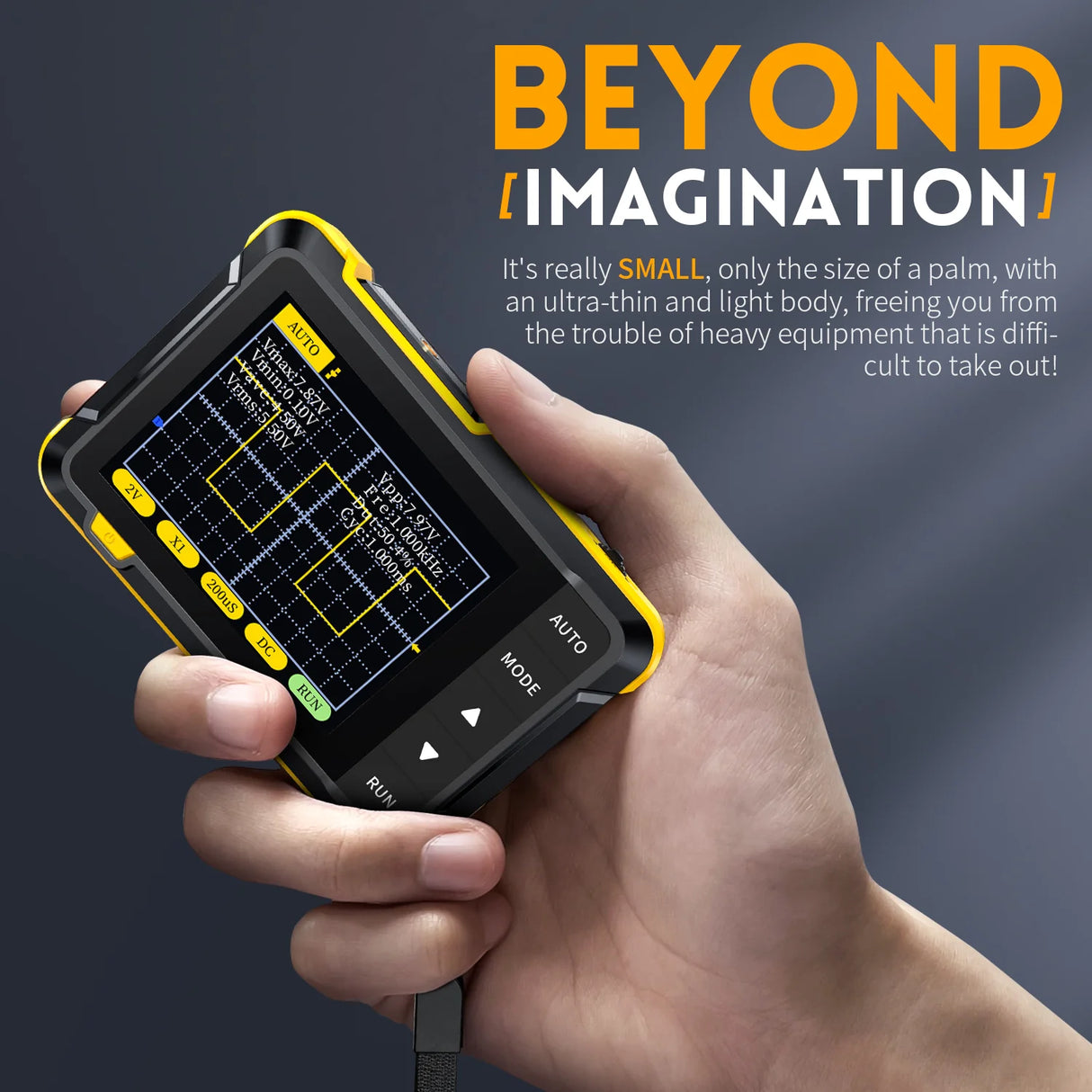 FNIRSI® DSO-152 200KHz 2.5MS/s Mini Pocket Handheld Digital DSO Oscilloscope