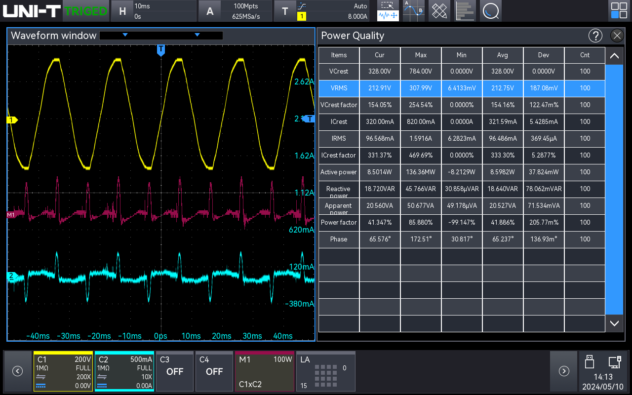 Pwr Instrument UNI‑T MSO3000X‑PWR Power Analysis & Power‑Aware Trigger Option ...