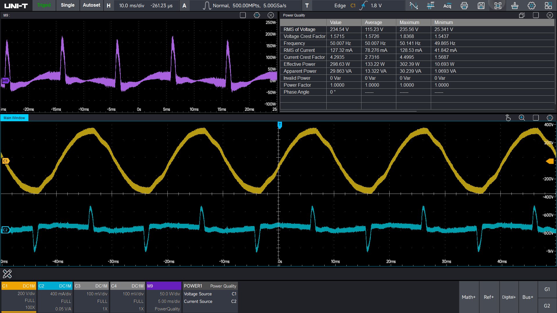 Pwr Instrument UNI‑T MSO7000X‑PWR Advanced Power Analysis Option | ElongEyes Instruments