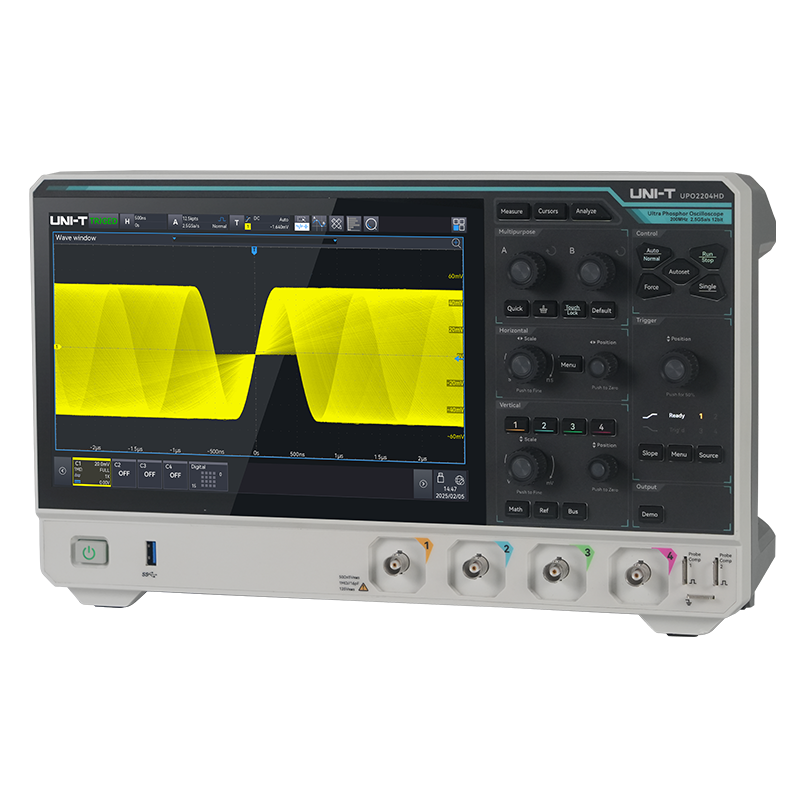 UNI-T UPO2102HD High-Resolution Oscilloscope