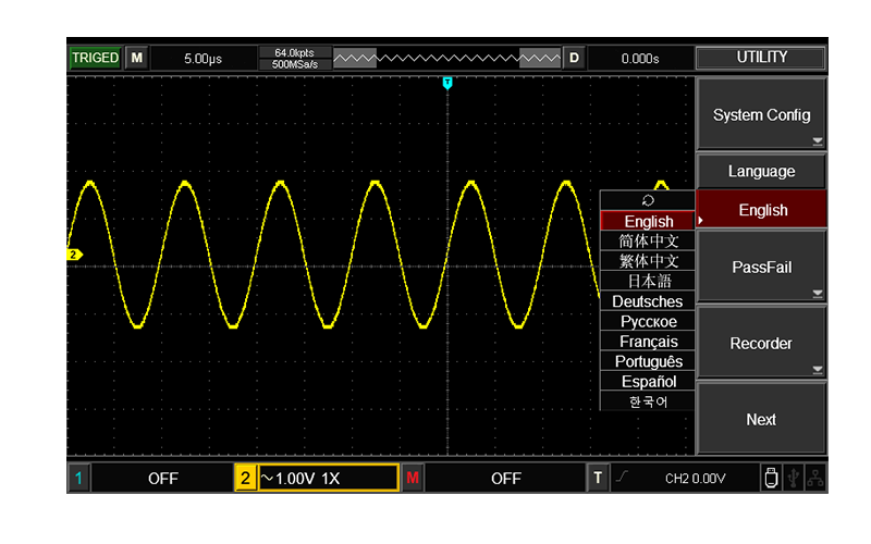 UNI-T UTD2052CEX+ Digital Oscilloscope