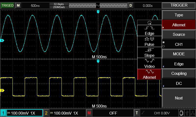 UNI-T UTD2102CL+ Digital Oscilloscope