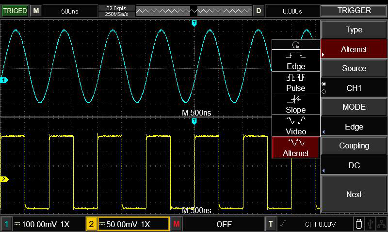 UNI-T UTD2052CL+ Digital Oscilloscope