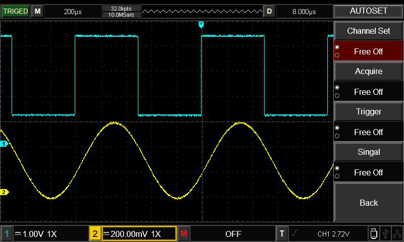 UNI-T UTD2102CL+ Digital Oscilloscope