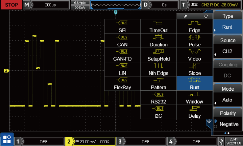 UNI-T MSO2204-S Digital Oscilloscope