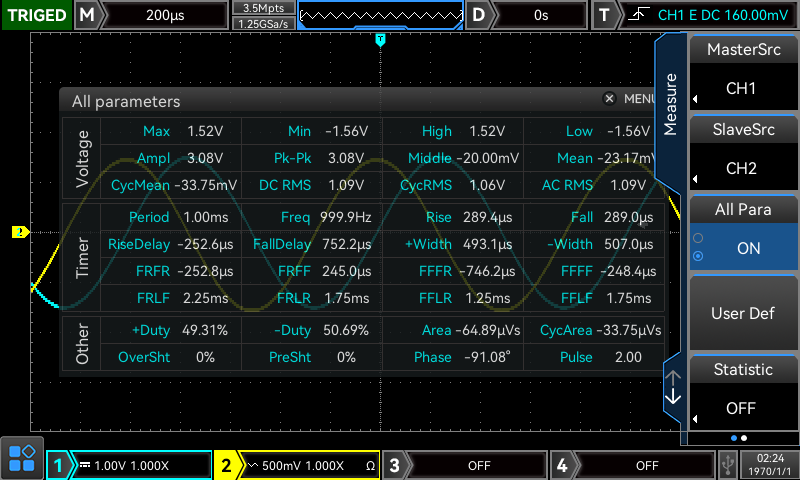 UNI-T MSO3354E-S Digital Oscilloscope