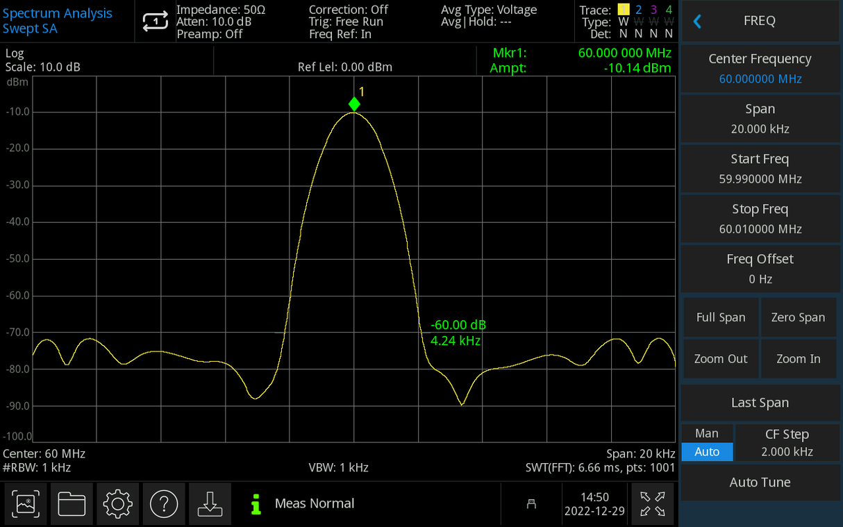 UNI-T UTS1015B Spectrum Analyser