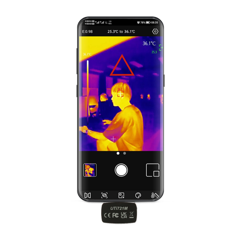 UNI-T UTi721M Thermal Camera For Android USB-C