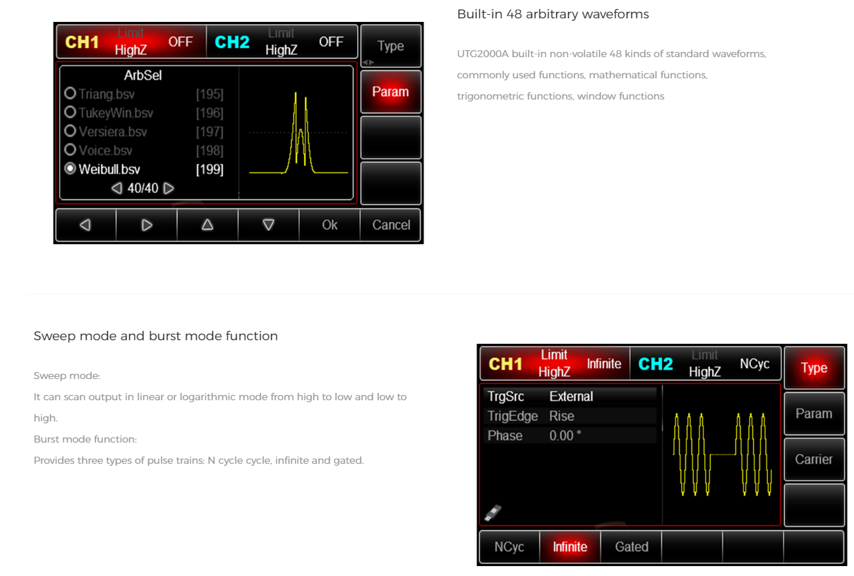 UNI-T UTG2025A Waveform Generator