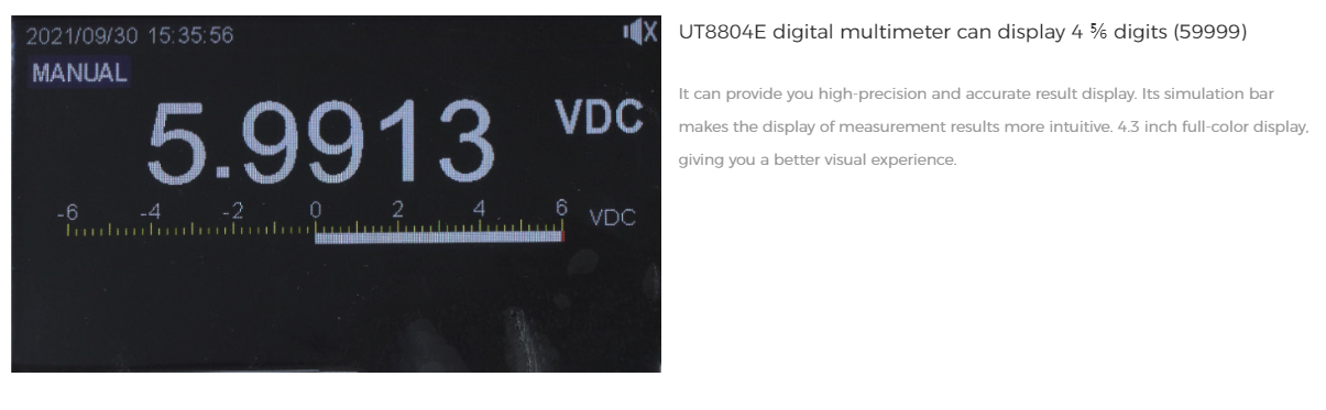 UNI-T UT8804E Bench multimeter