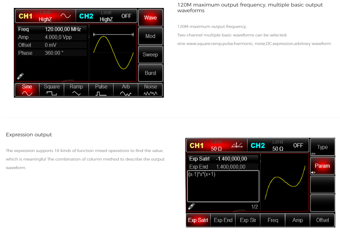 UNI-T UTG2082B Waveform Generator