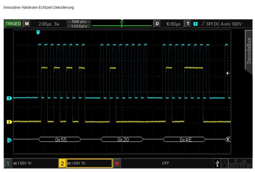 UNI-T UPO1102CS Digital Oscilloscope