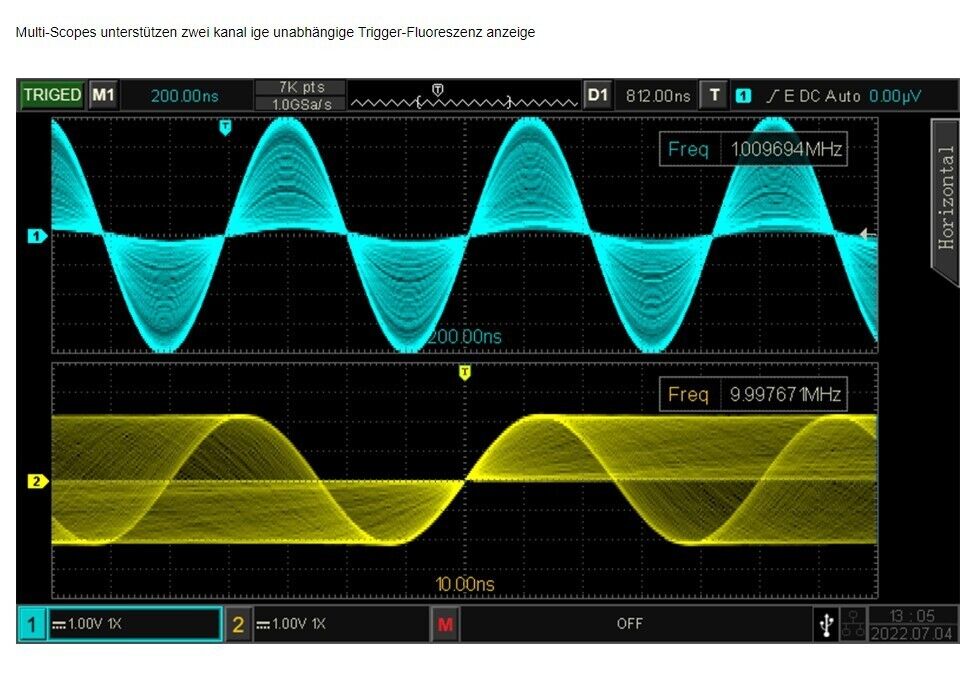 UNI-T UPO1102CS Digital Oscilloscope