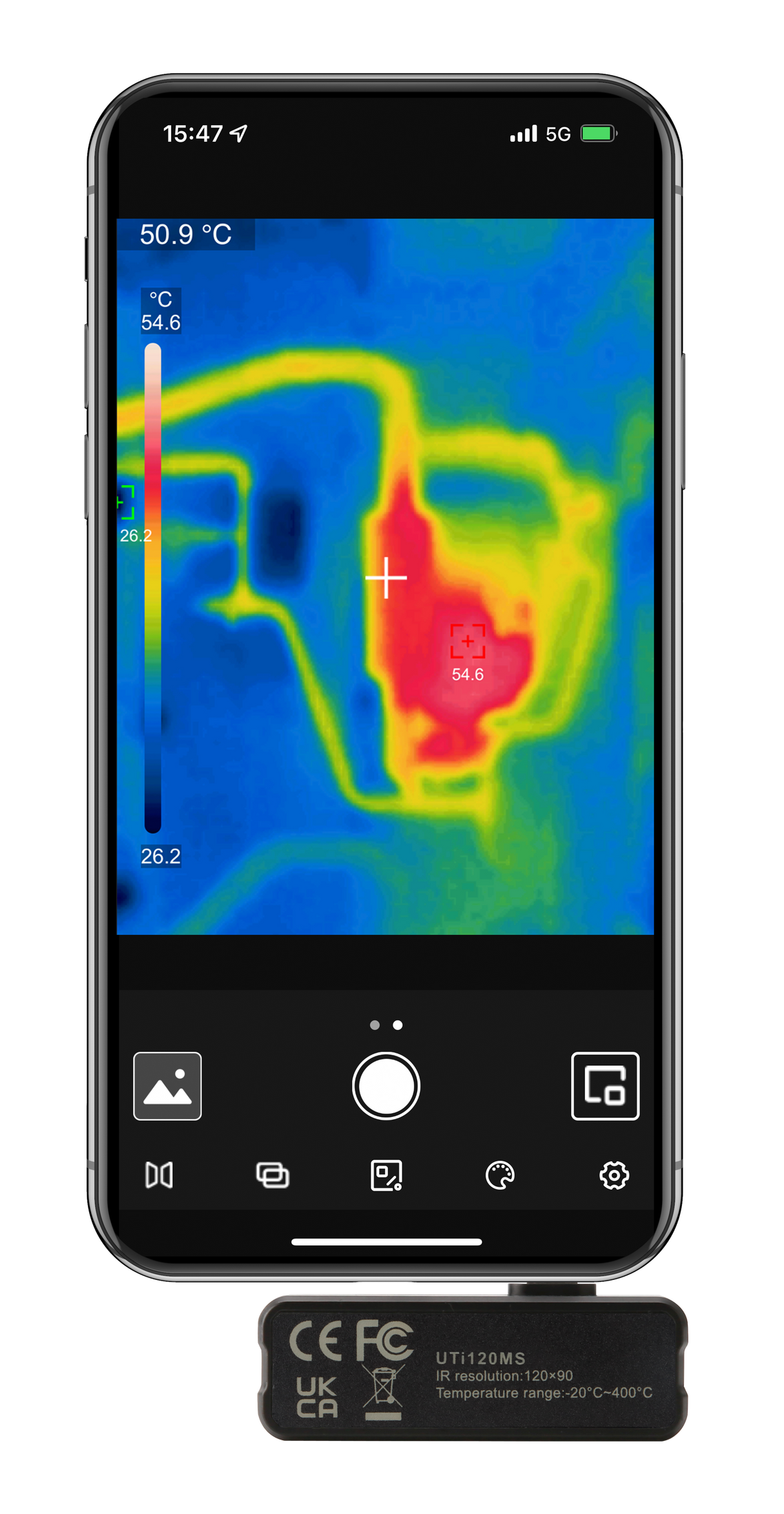 UNI-T UTi120MS Phone Thermal Camera For iPhone